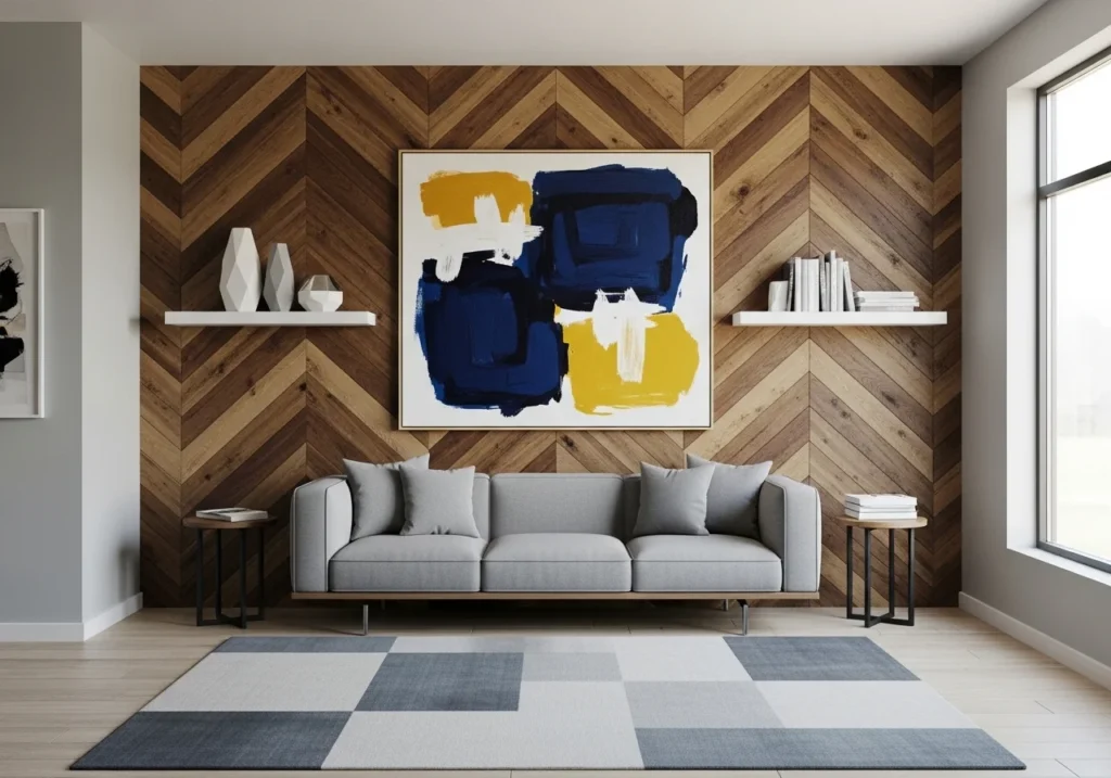 Accent Wall Ideas for modern living room design