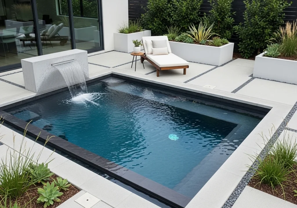 stylish small pool for tiny outdoor space inspiration