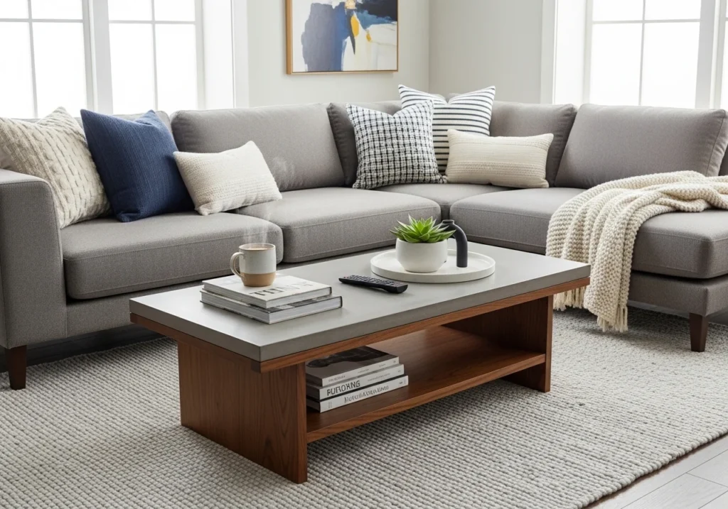 Luxury living room decor ideas with elegant furniture and lighting