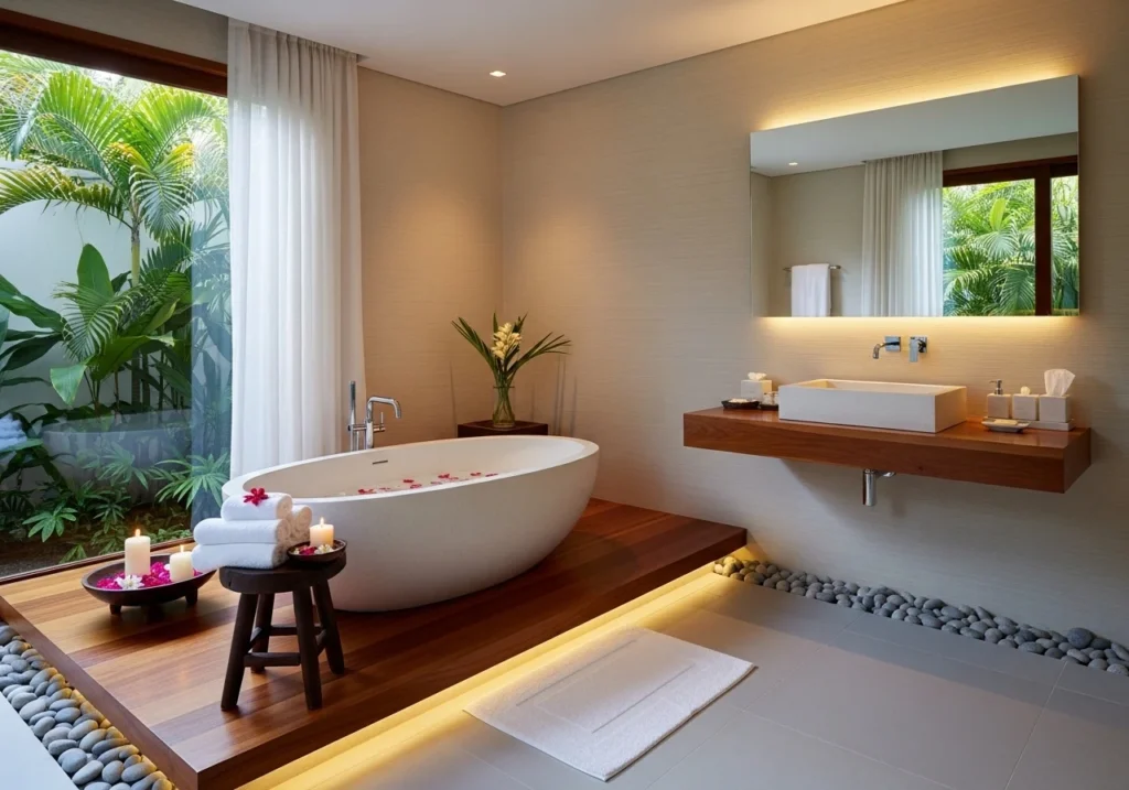 Bathroom design ideas with modern minimalist style and clean layout