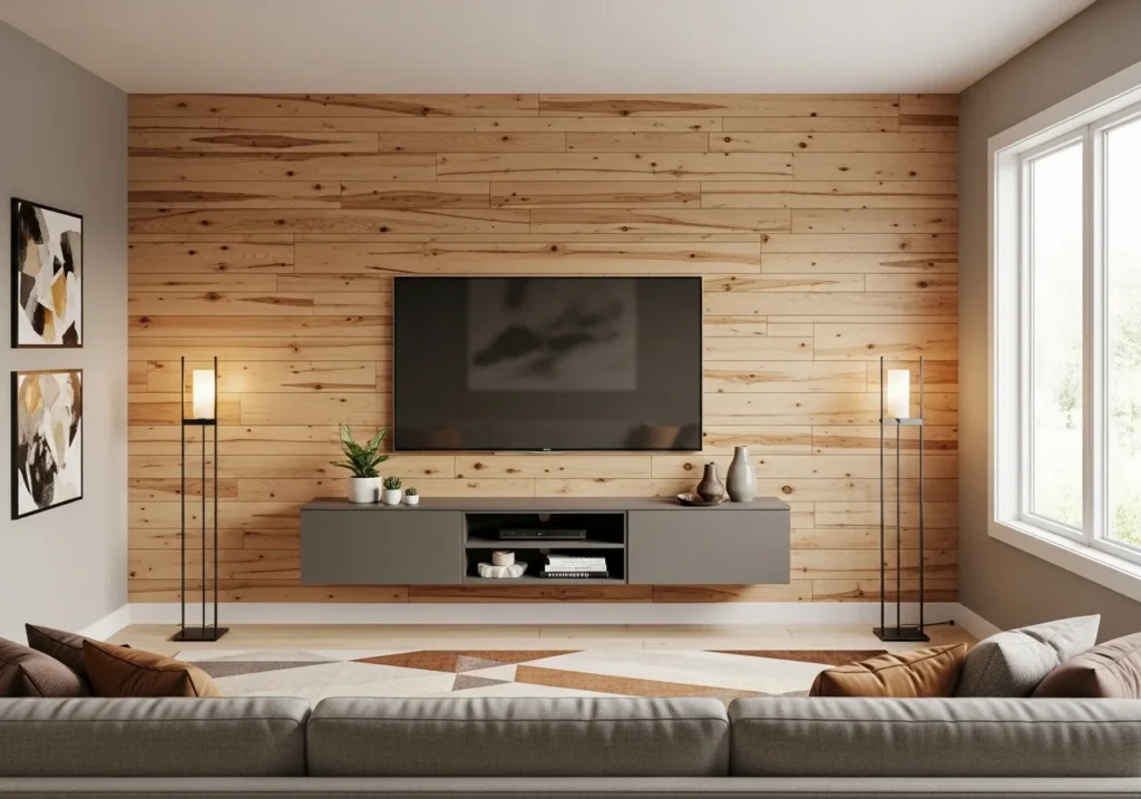 Accent Wall Ideas for modern living room design