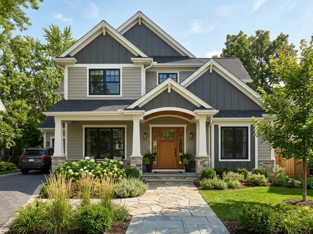 Stylish modern home exterior with clean lines and luxury outdoor design ideas