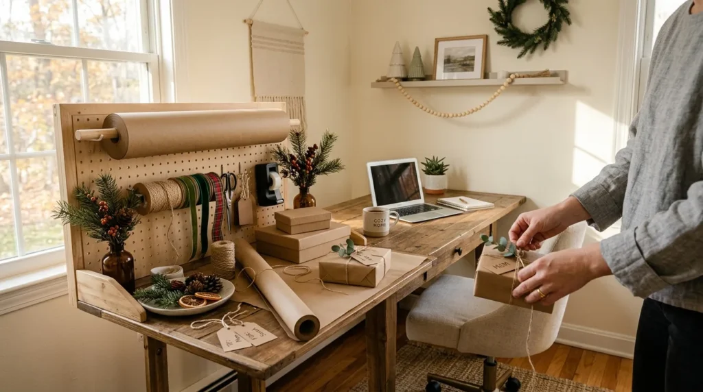 Brilliant Gift Wrapping Station 