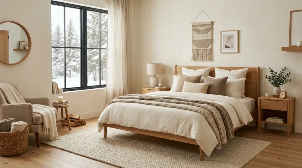 Cozy Winter Bedroom\