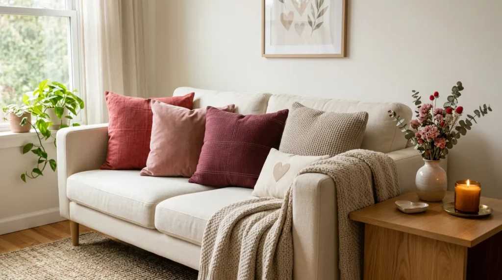Valentine’s Day Living Room