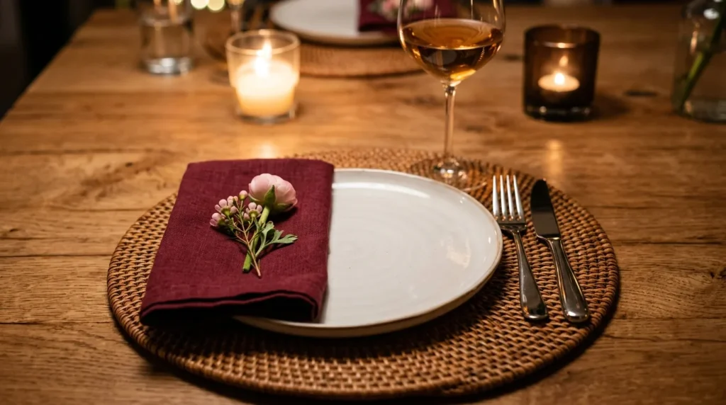 Romantic Dinner Decor at Home